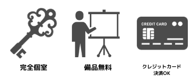 青山通り 貸し会議室の特徴１